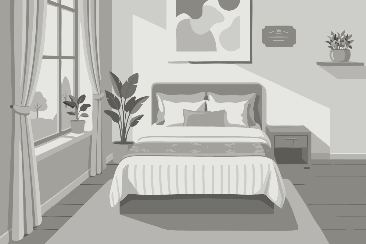 Camera Familiare con 2 Camere da Letto e Vista Entroterra